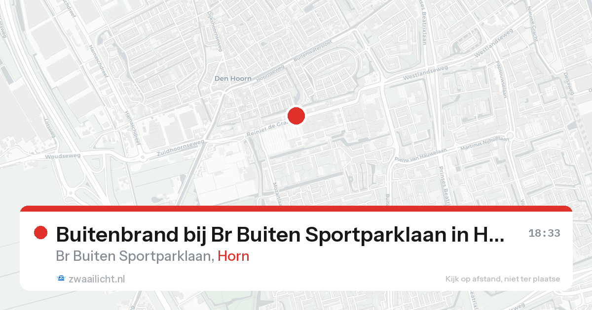 Buitenbrand bij Br Buiten Sportparklaan in Horn — 7 feb 2026