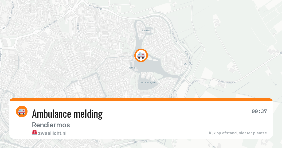 Ambulance melding — 21 mei 2026