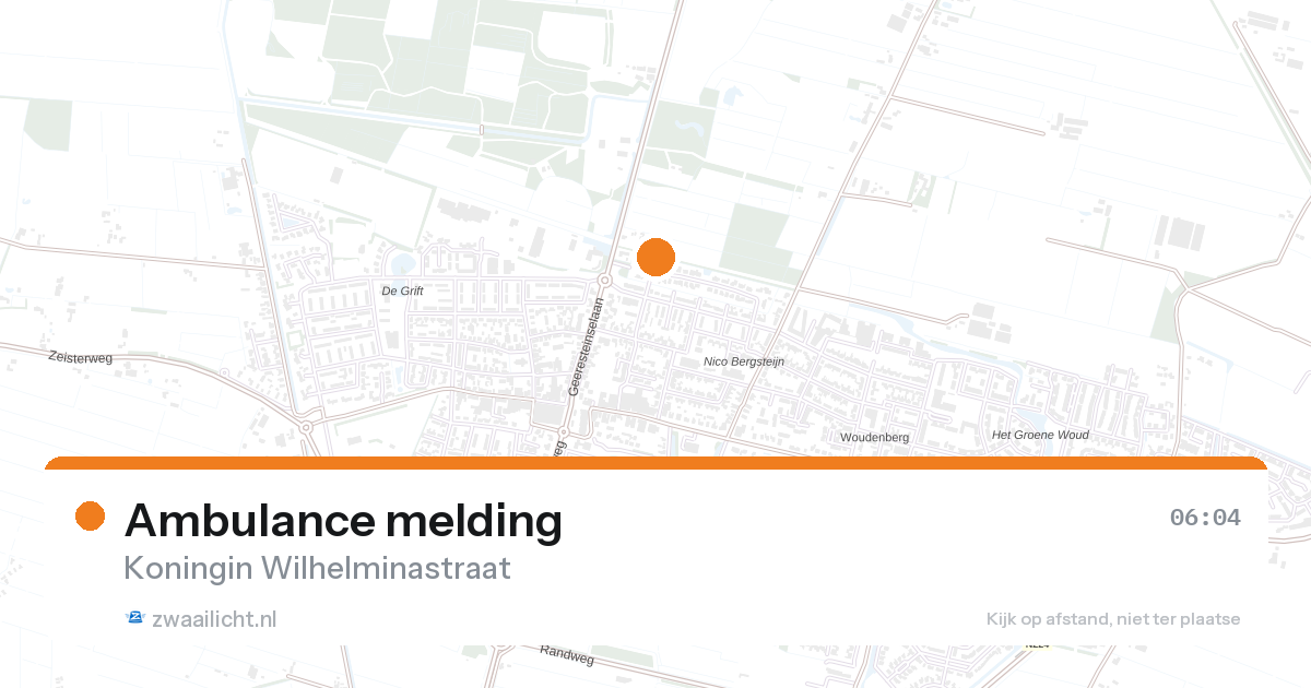Ambulance melding — 9 mei 2026