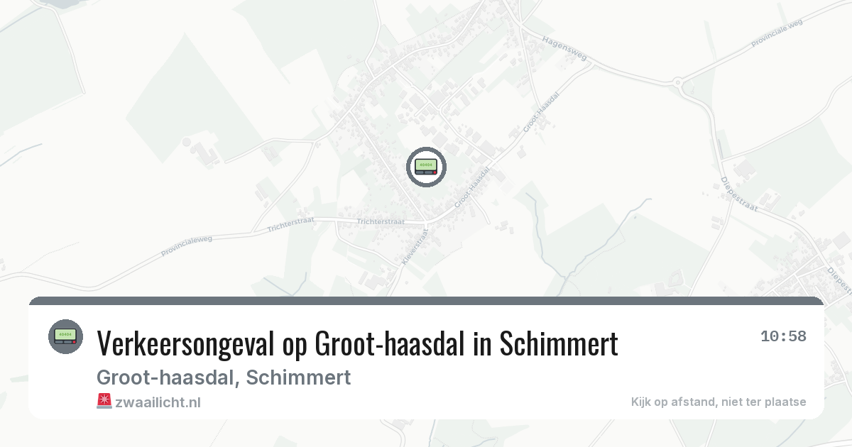 Verkeersongeval op Groot-haasdal in Schimmert — 8 mei 2026