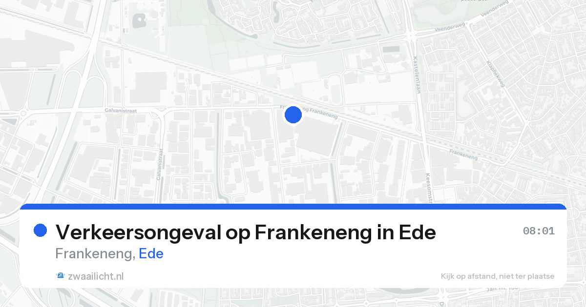 Verkeersongeval op Frankeneng in Ede — 4 mei 2026