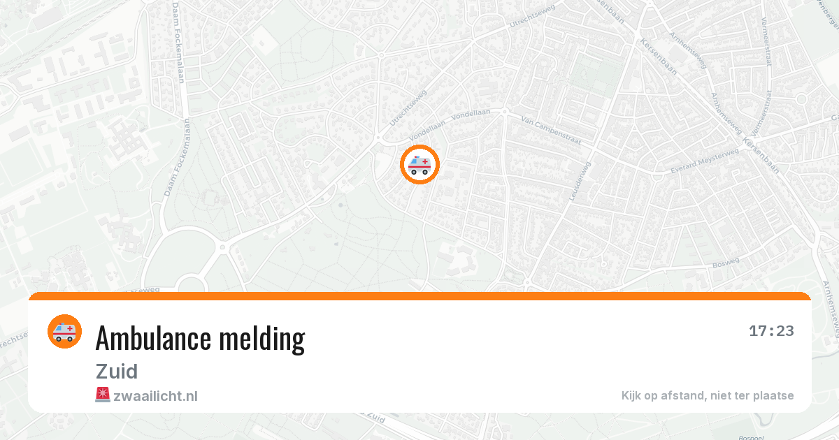 Ambulance melding — 9 apr 2026