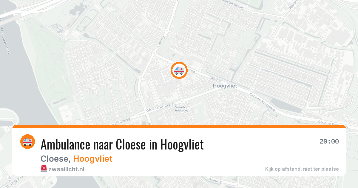 Ambulance naar Cloese in Hoogvliet — 30 jun 2026