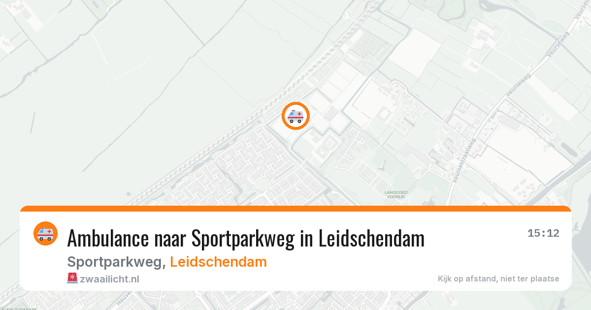 Ambulance naar Sportparkweg in Leidschendam — 7 jun 2026
