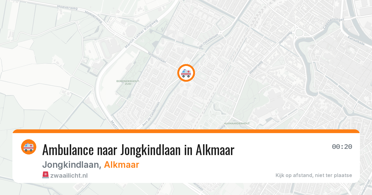 Ambulance naar Jongkindlaan in Alkmaar — 23 mei 2026