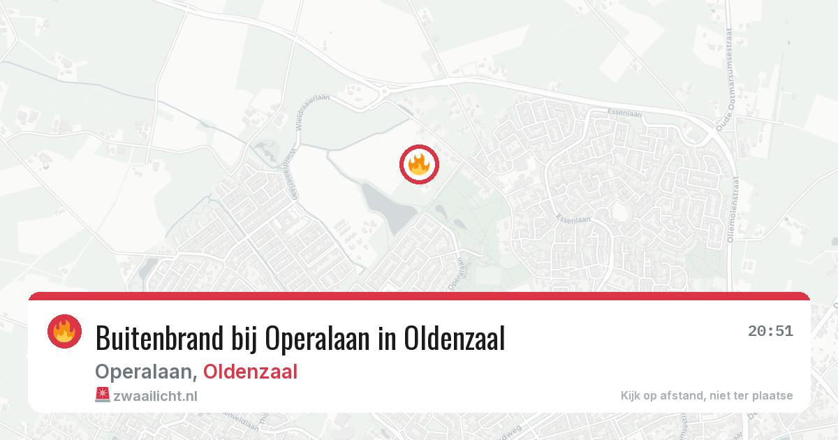 Buitenbrand bij Operalaan in Oldenzaal — 3 jul 2026