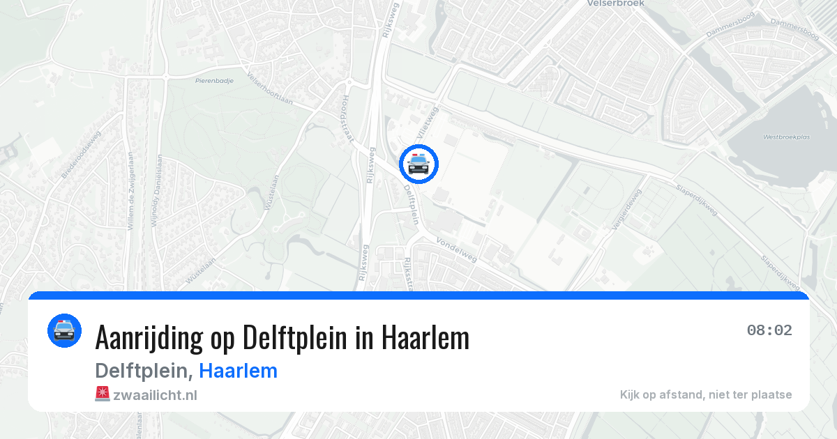 Aanrijding op Delftplein in Haarlem — 21 mei 2026