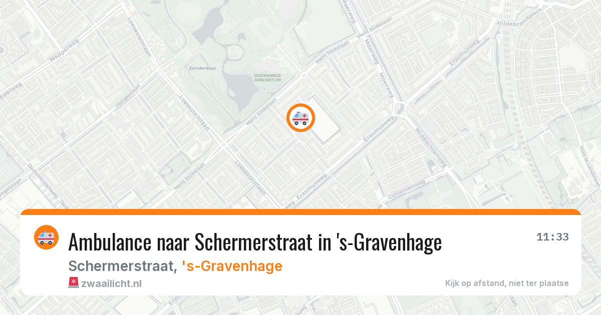 Ambulance naar Schermerstraat in 's-Gravenhage — 10 aug 2026