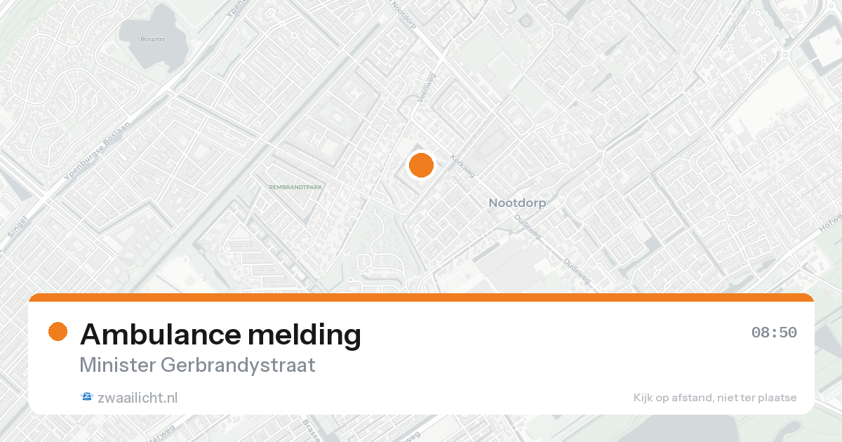Ambulance melding — 7 feb 2026