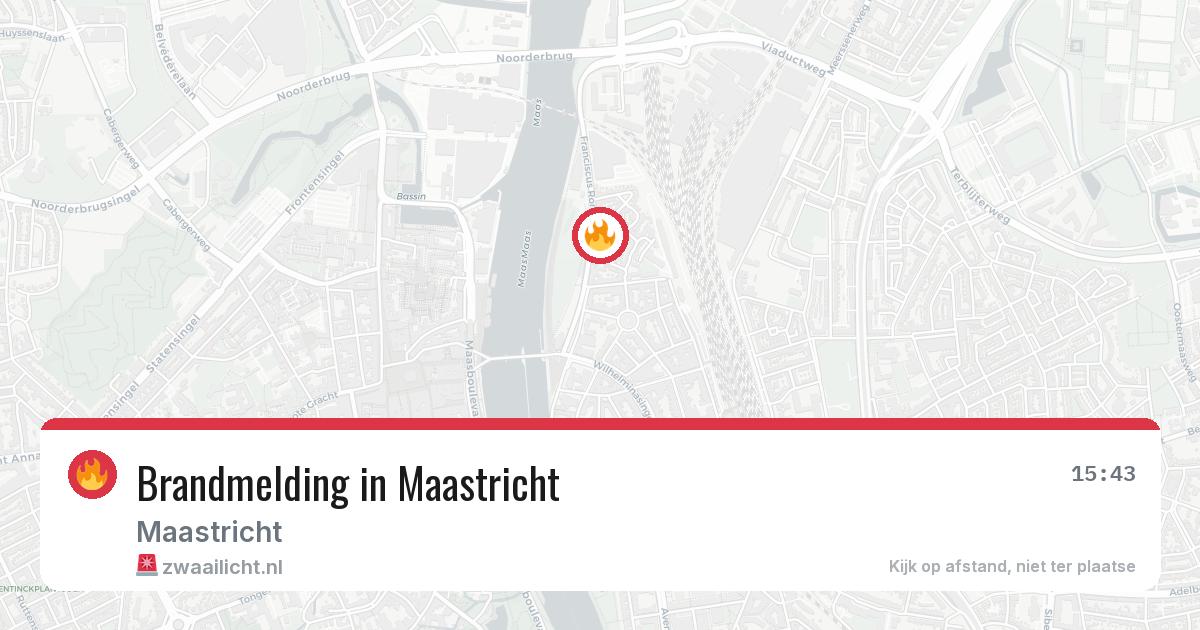 Brandmelding in Maastricht — 11 aug 2026