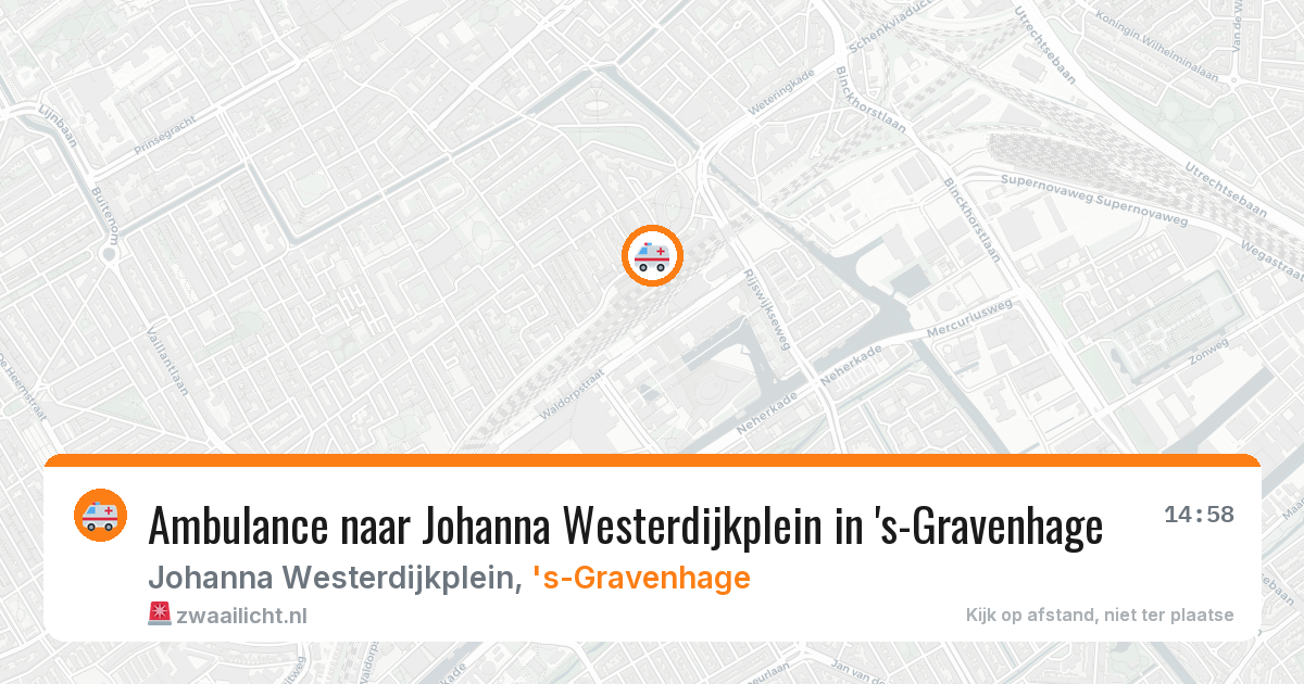 Ambulance naar Johanna Westerdijkplein in 's-Gravenhage — 2 apr 2026