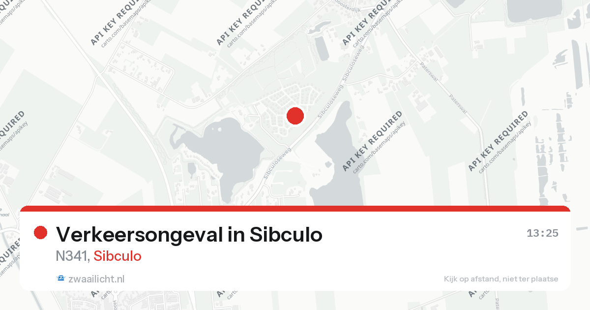 Verkeersongeval in Sibculo — 24 aug 2026