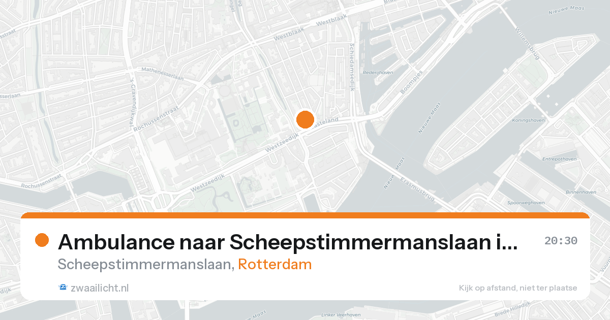 Ambulance naar Scheepstimmermanslaan in Rotterdam — 7 feb 2026