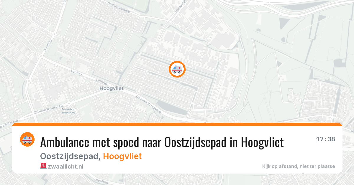 Ambulance met spoed naar Oostzijdsepad in Hoogvliet — 11 apr 2026
