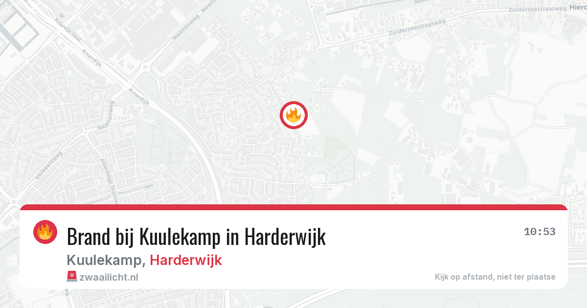 Brand bij Kuulekamp in Harderwijk — 28 jun 2026