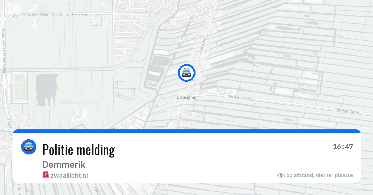 Politie melding — 8 jun 2026