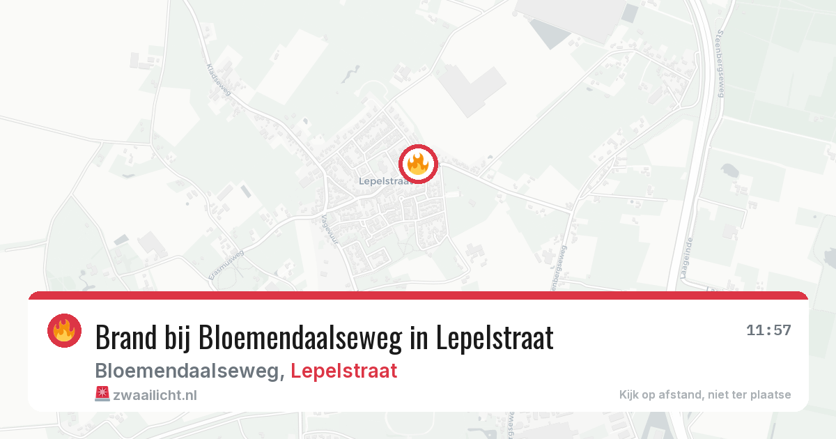 Brand bij Bloemendaalseweg in Lepelstraat — 29 jun 2026