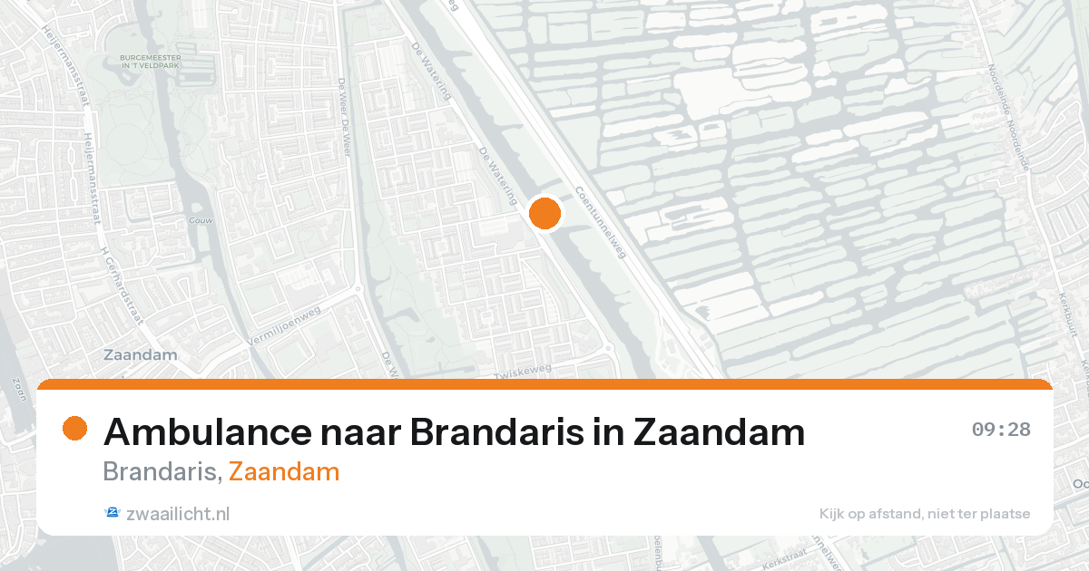 Ambulance naar Brandaris in Zaandam — 7 feb 2026