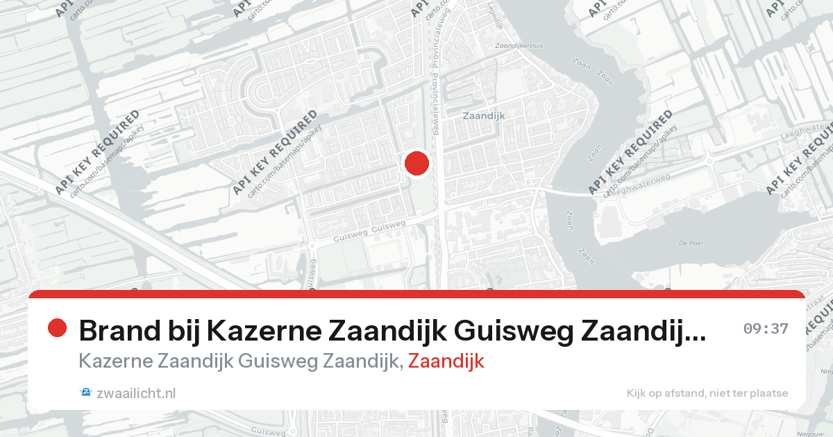 Brand bij Kazerne Zaandijk Guisweg Zaandijk in Zaandijk — 26 aug 2026