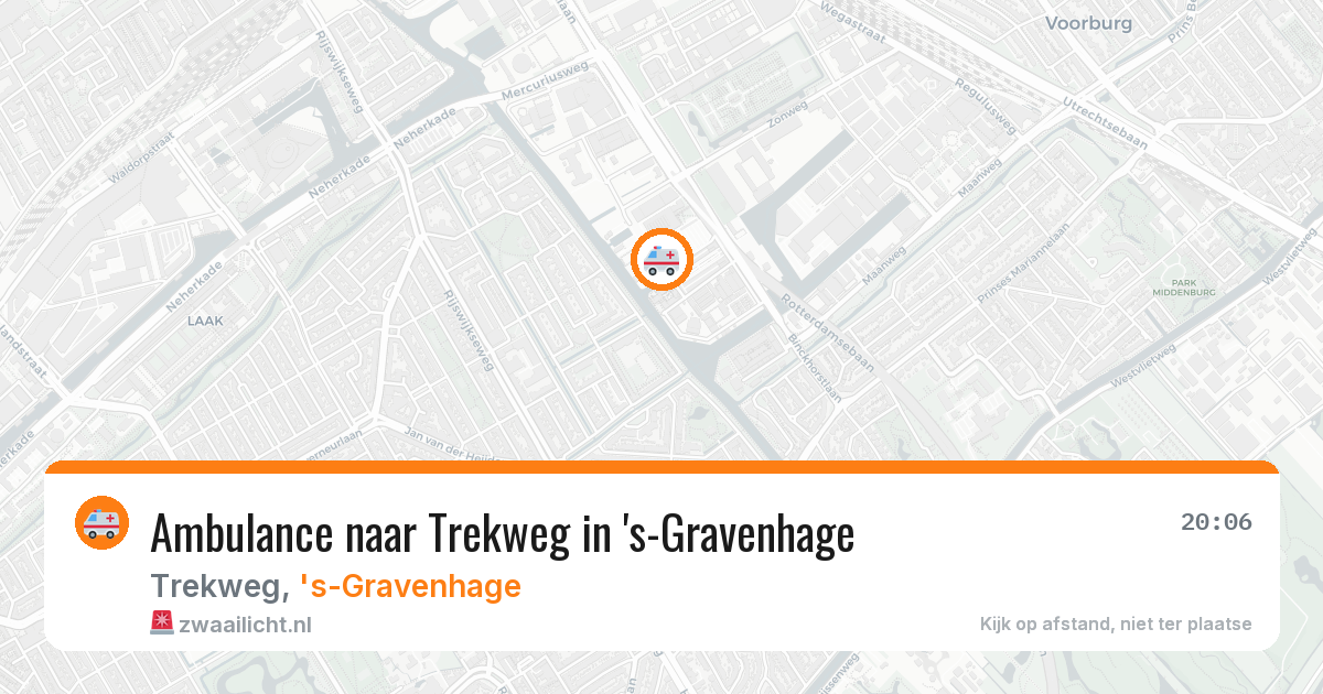 Ambulance naar Trekweg in 's-Gravenhage — 2 mei 2026