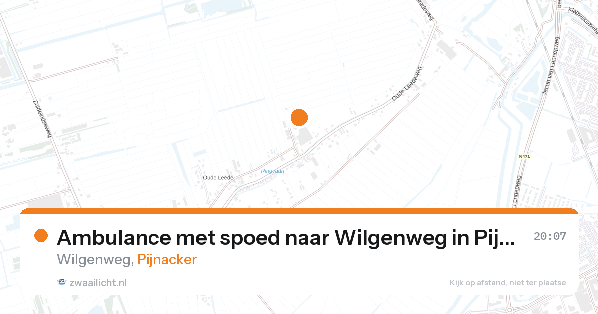 Ambulance met spoed naar Wilgenweg in Pijnacker — 24 feb 2026