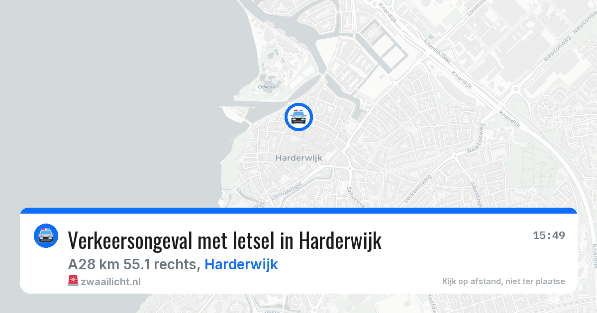 Verkeersongeval met letsel in Harderwijk — 9 jun 2026