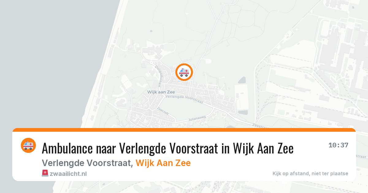Ambulance naar Verlengde Voorstraat in Wijk Aan Zee — 28 mei 2026