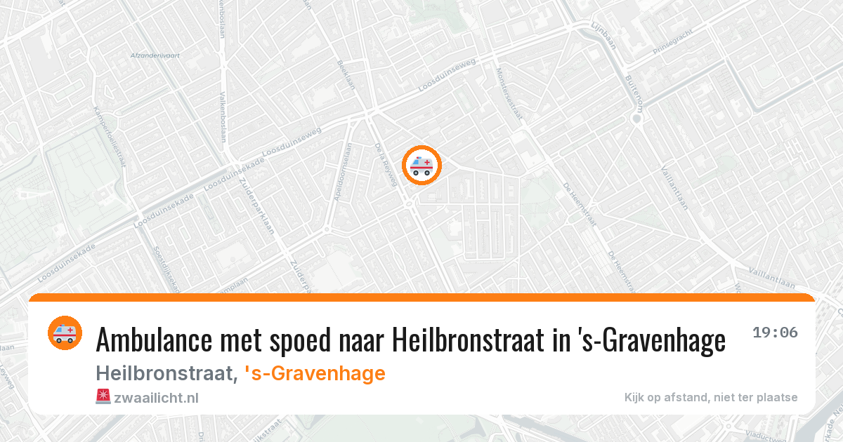 Ambulance met spoed naar Heilbronstraat in 's-Gravenhage — 27 jun 2026