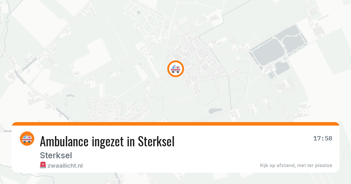 Ambulance ingezet in Sterksel — 12 aug 2026