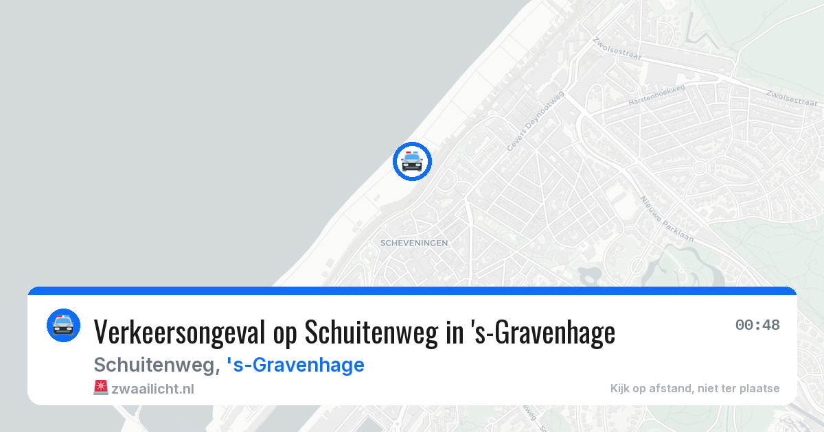 Verkeersongeval op Schuitenweg in 's-Gravenhage — 20 jun 2026