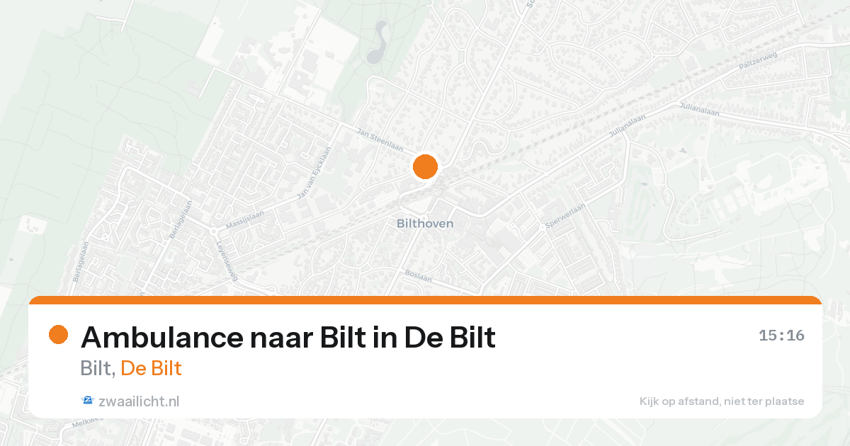 Ambulance naar Bilt in De Bilt — 7 feb 2026