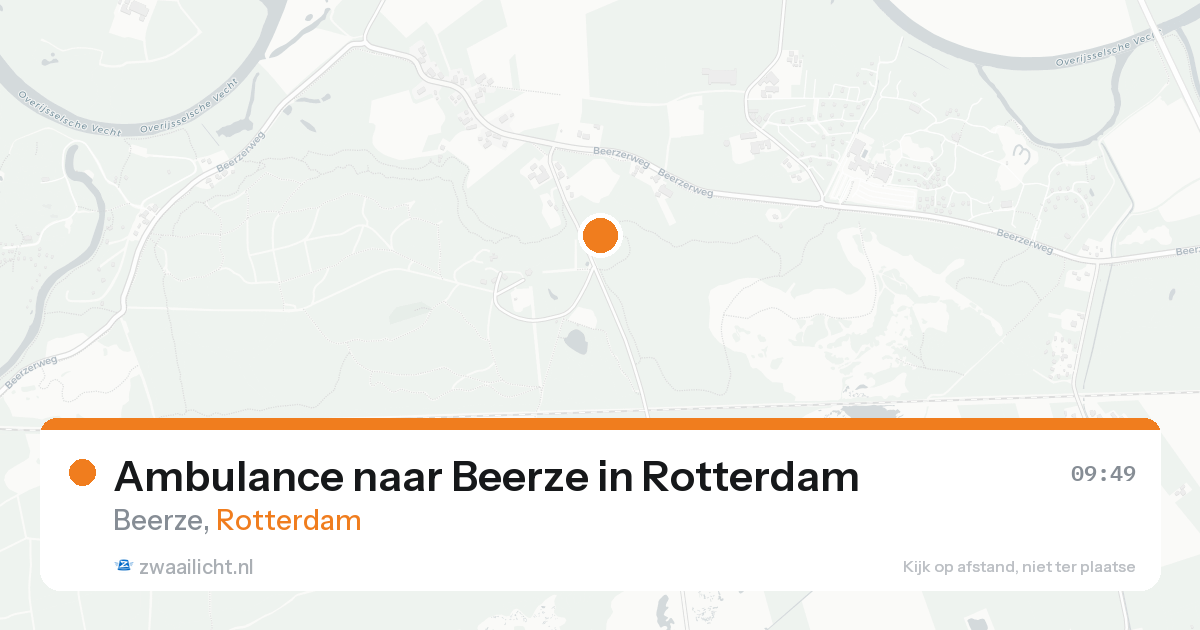 Ambulance naar Beerze in Rotterdam — 18 aug 2026