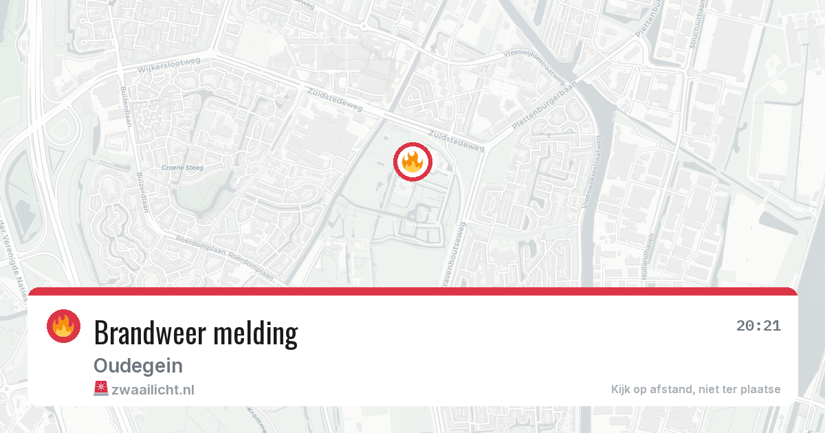 Brandweer melding — 19 jun 2026