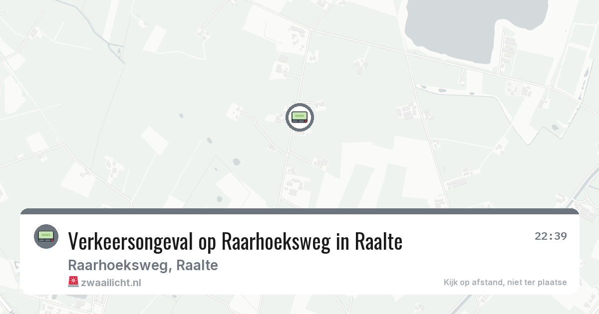 Verkeersongeval op Raarhoeksweg in Raalte — 12 apr 2026