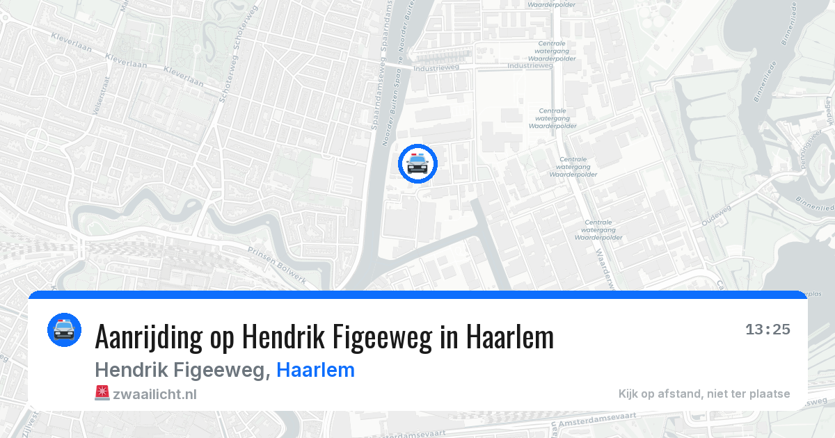 Aanrijding op Hendrik Figeeweg in Haarlem — 11 mei 2026