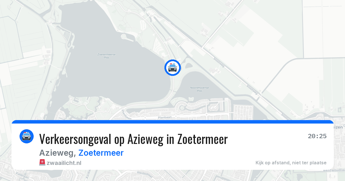 Verkeersongeval op Azieweg in Zoetermeer — 24 jul 2026
