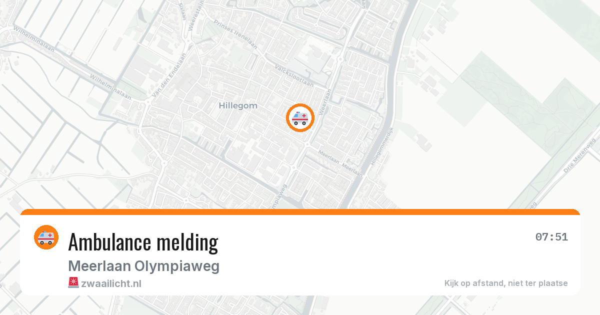 Ambulance melding — 9 feb 2026