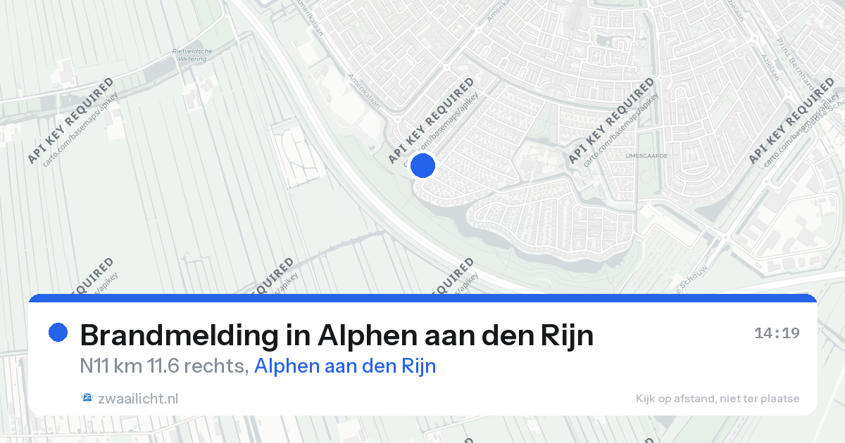 Brandmelding in Alphen aan den Rijn — 7 jun 2026