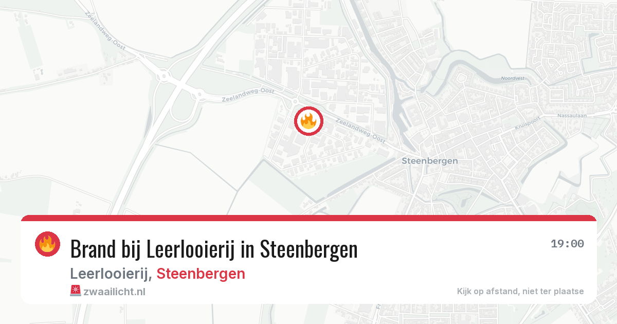 Brand bij Leerlooierij in Steenbergen — 3 jul 2026