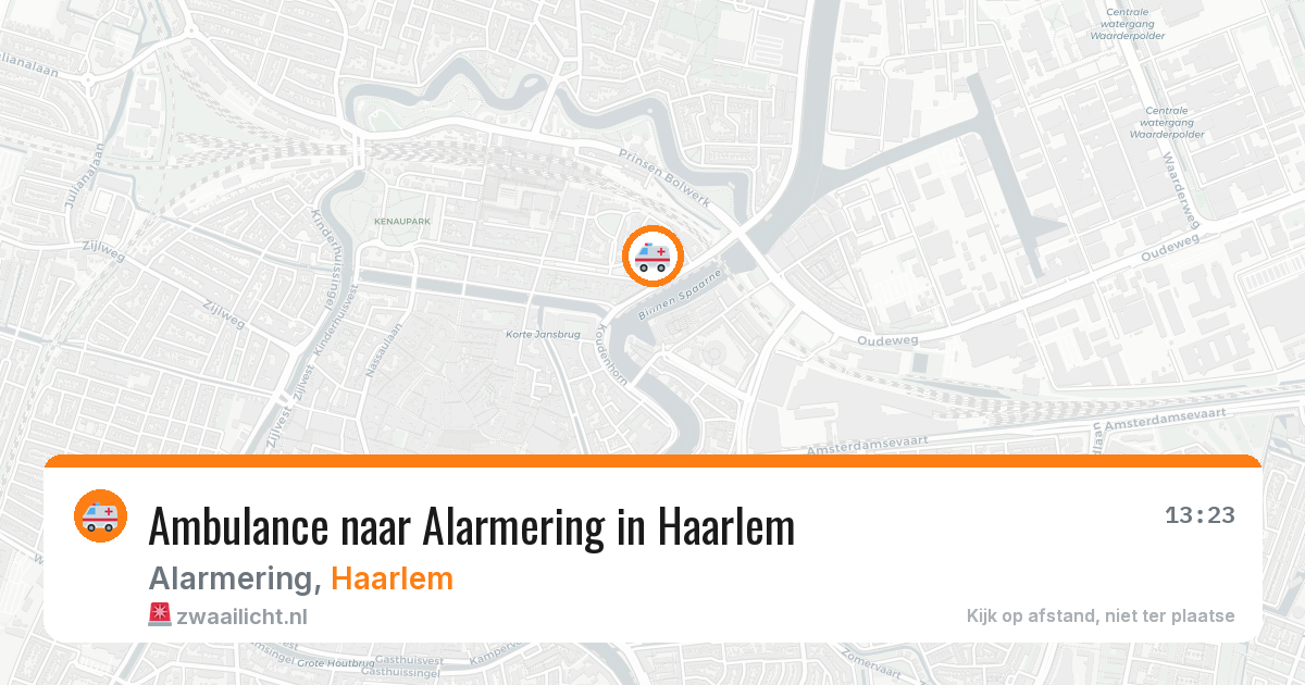 Ambulance naar Alarmering in Haarlem — 10 mei 2026