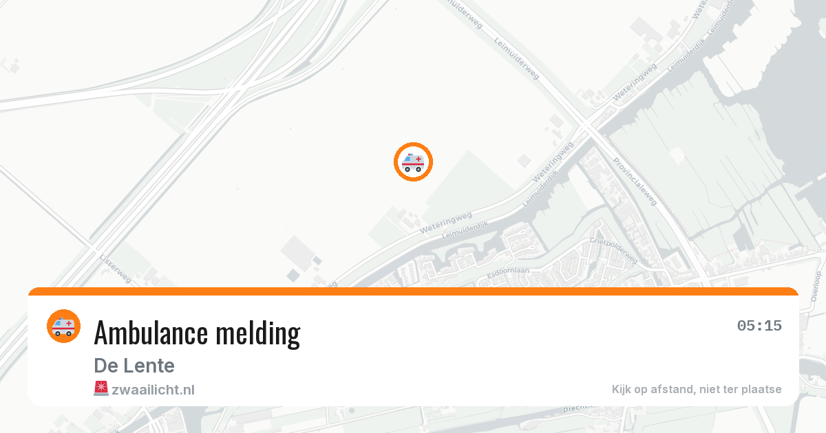Ambulance melding — 30 jun 2026