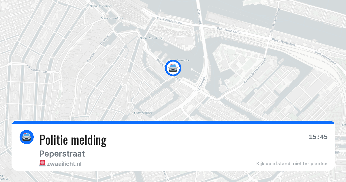 Politie melding — 7 jun 2026