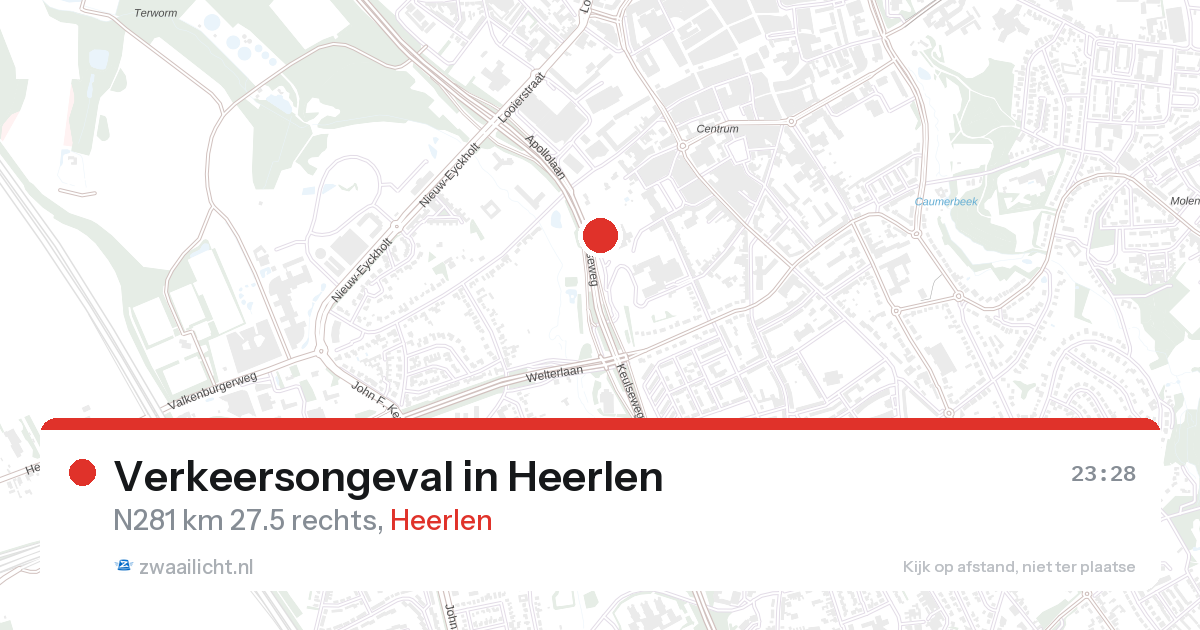 Verkeersongeval in Heerlen — 26 aug 2026