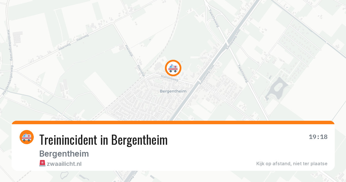 Treinincident in Bergentheim — 21 feb 2026