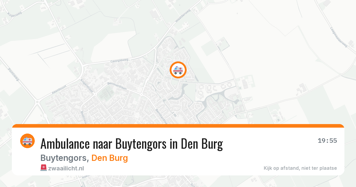 Ambulance naar Buytengors in Den Burg — 4 apr 2026