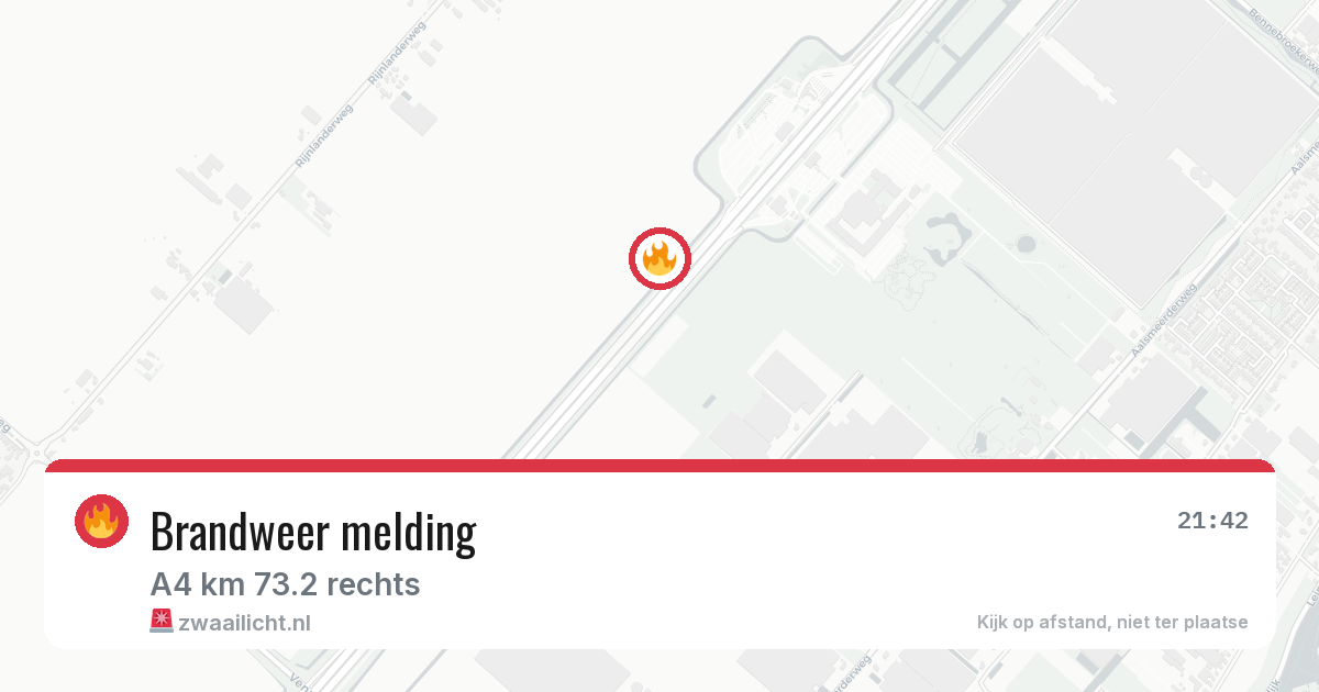 Brandweer melding — 8 jul 2026