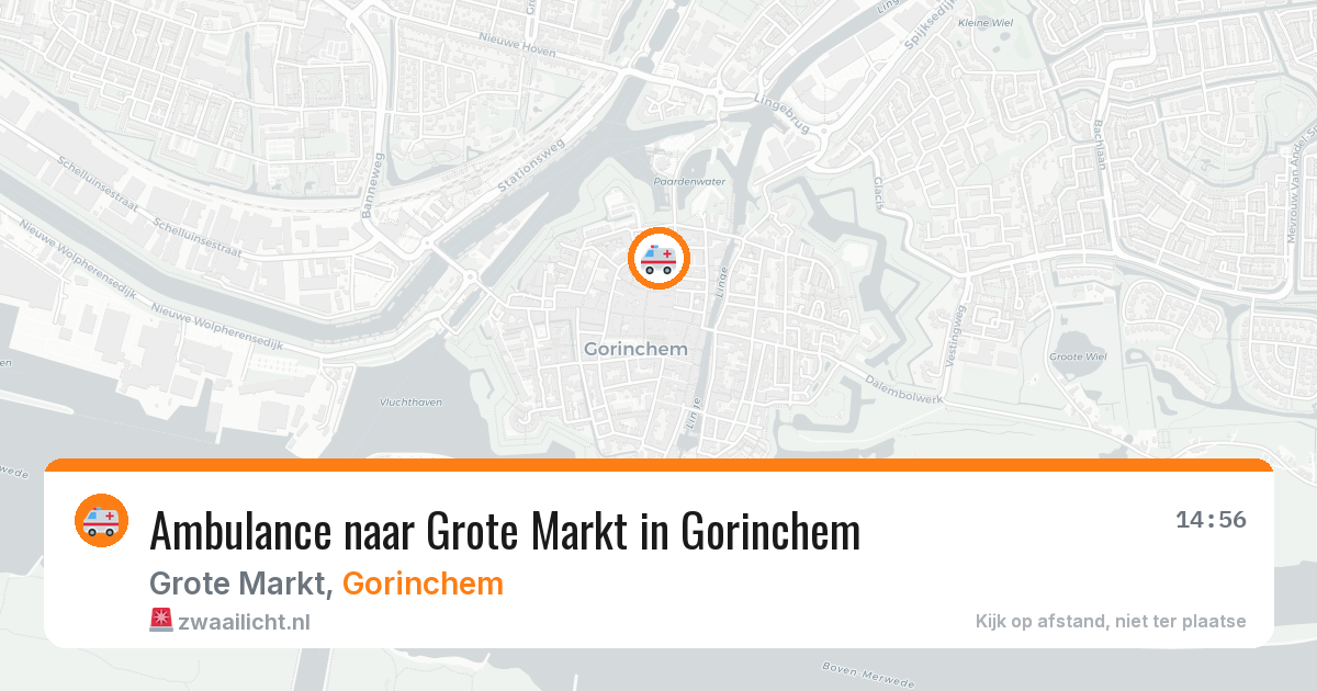 Ambulance naar Grote Markt in Gorinchem — 19 mrt 2026