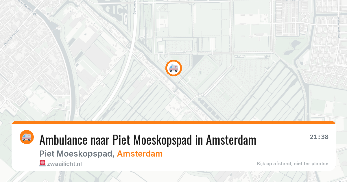 Ambulance naar Piet Moeskopspad in Amsterdam — 30 mei 2026