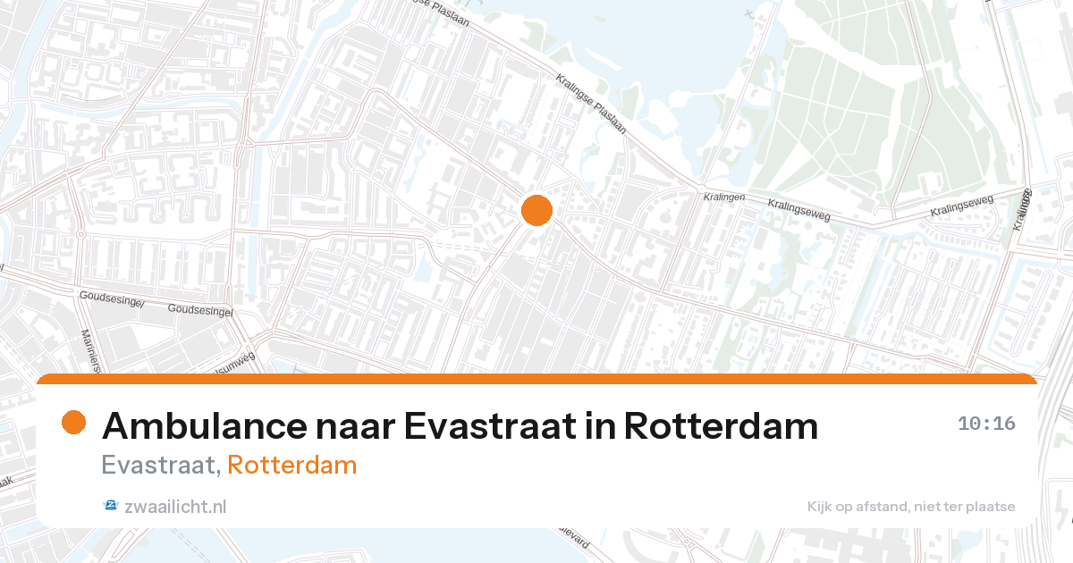 Ambulance naar Evastraat in Rotterdam — 28 aug 2026