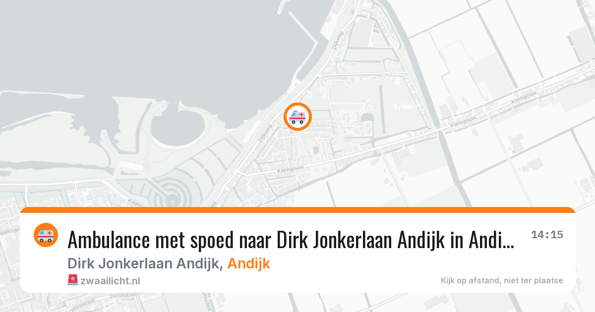Ambulance met spoed naar Dirk Jonkerlaan Andijk in Andijk — 29 jun 2026